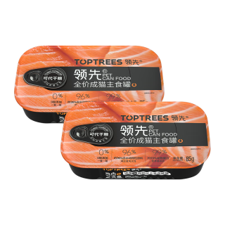 领先 猫主食罐 成猫湿粮无谷全价2罐羊奶叶酸单罐