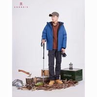 冈狄斯休闲户外羽绒服男2024冬反季白鹅绒加厚保暖连帽短款外套