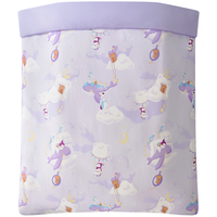 babycare婴儿小被子山茶花超柔针织被四季被填充桑蚕丝梦游鲸鱼120*150CM