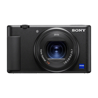 索尼（SONY） ZV-1数码相机 4K视频/美肤拍摄/强悍对焦 ZV1 Vlog小新机 ZV-1 数码相机（黑色） 套餐三（128G Vlog视频专业录制套餐）