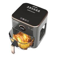 荣事达 Royalstar大容量玻璃款可视可旋转智能家用多功能一体电烤箱空气电炸锅