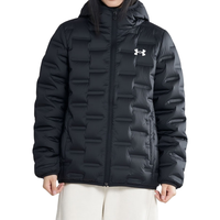 安德玛 连帽修身轻薄羽绒服防风秋冬短款90鸭绒运动休闲 170 100斤