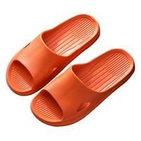 YUZHAOLIN 俞兆林 情侣居家男女室内软底休闲浴室简约洗澡纯色凉拖鞋 NTLT2103 灰色 42-43