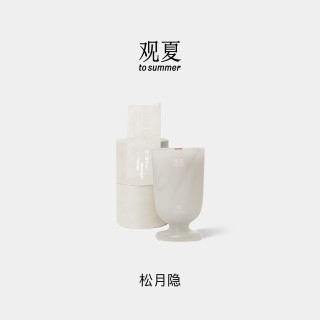 【天猫惊喜盒】观夏月光杯香薰蜡烛颐和金桂香氛免费刻字 松月隐-2025