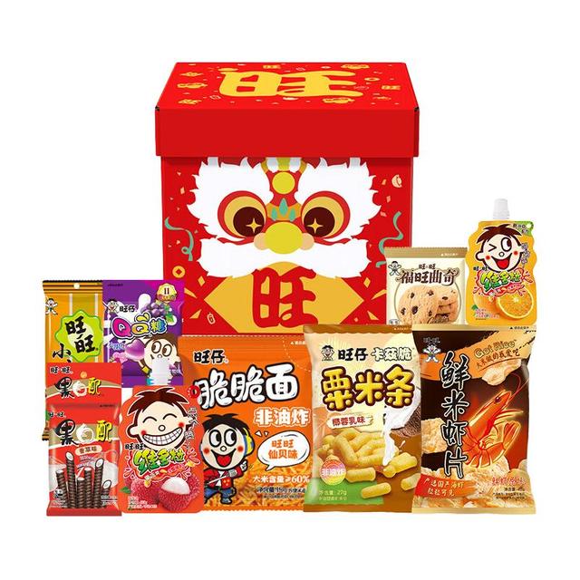 年货大集、今日必买：旺旺 招财进宝醒狮大礼盒 1341g