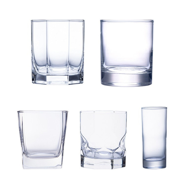 乐美雅 玻璃杯牛奶早餐杯家用耐热喝水茶杯喝牛奶专用杯果汁饮料杯