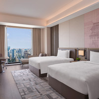 西安海荣JW万豪酒店豪华双床两晚可拆分+两大一小早餐