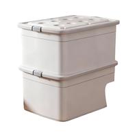 Joybos 佳帮手 收纳箱 40L*3个 典雅白