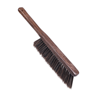 JustBest 洁比世 鸡翅木大号软毛除尘刷扫床刷子桌面软毛扫把 衣物清洁刷 床刷