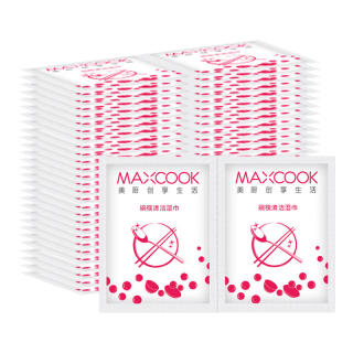 美厨（MAXCOOK）清洁布百洁布 碗筷餐具饭盒清洁湿巾厨房抹布 单片装