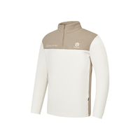 乔丹山神男子加绒卫衣冬季加厚保暖冲锋户外运动抓绒内胆polartec 砂砾色/奶油白 5XL