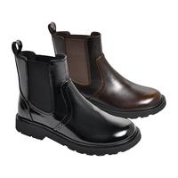 Toomanyshoes靴子秋冬城市暗影厚底短靴复古时髦切尔西靴