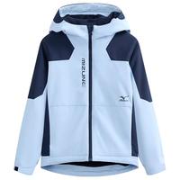 美津浓(MIZUNO)儿童连帽外套一衣三穿防风抗寒保暖秋冬新款男童女童 (建议身高145-155cm)