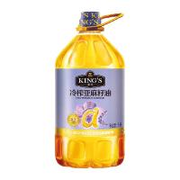 88VIP：KING'S 金龙鱼KING'S亚麻籽油 低温冷榨 食用油5L