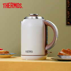 THERMOS 膳魔师 复古系列 1.7L大容量 白色 电热水壶