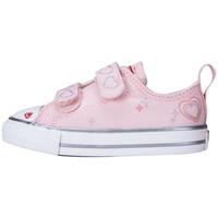  CONVERSE/匡威 魔术贴 儿童帆布鞋  粉红色