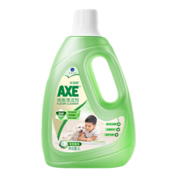 AXE 牌地板清洁剂家用木板面瓷砖浓缩除菌液水拖专用快干消毒 田园茉香2L*1瓶