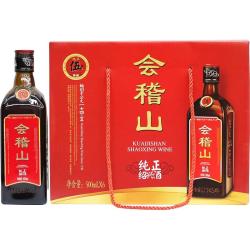 会稽山 绍兴黄酒纯正五年陈花雕酒 半干型 500ml*6瓶