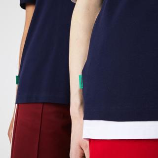 Lacoste 法国鳄鱼男女同款经典款商务休闲宽松短袖POLO衫休闲风装