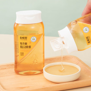 森蜂园低GI蜂蜜500g/瓶纯蜂蜜冲饮早餐牛奶麦片伴侣