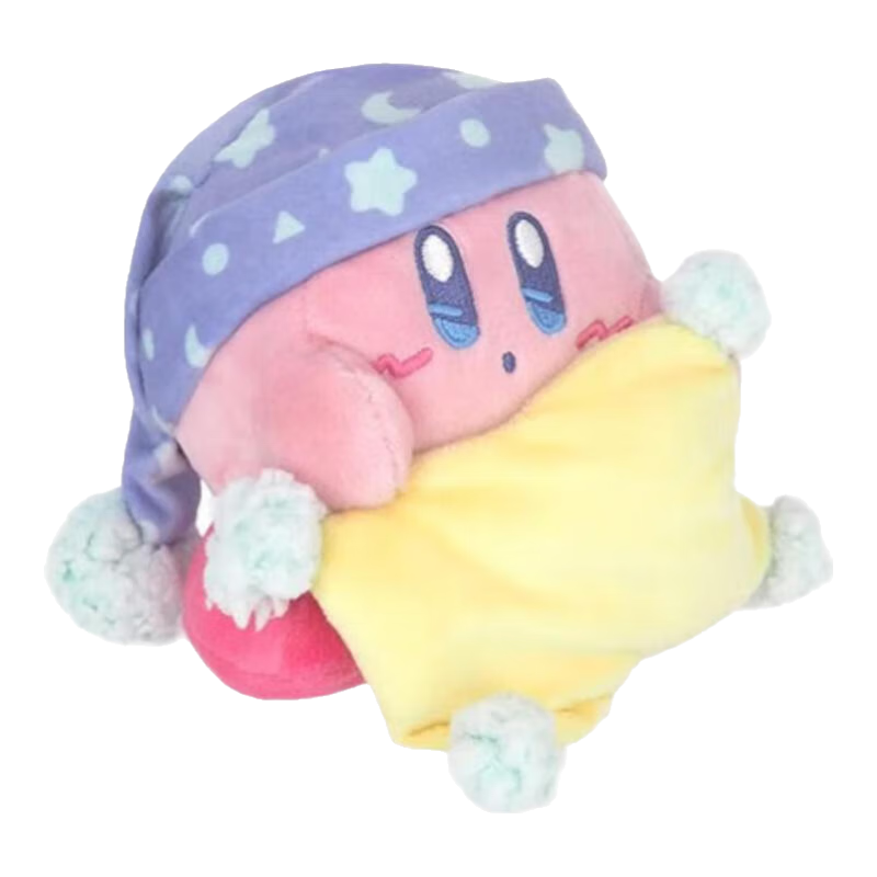 nakajima日本kirby周边睡梦星之卡比公仔玩偶娃娃毛绒玩具 公仔 ：高13cm