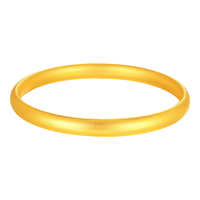 谢瑞麟手镯古法素圈泥鳅背手镯金镯子送女友老婆圣诞节生日礼物计价 古法泥鳅背手镯58圈口约40.2克