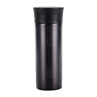 膳魔师(THERMOS) 保温杯男女车载便携泡茶杯茶水分离不锈钢保温杯 JMK-500 黑色 470ml
