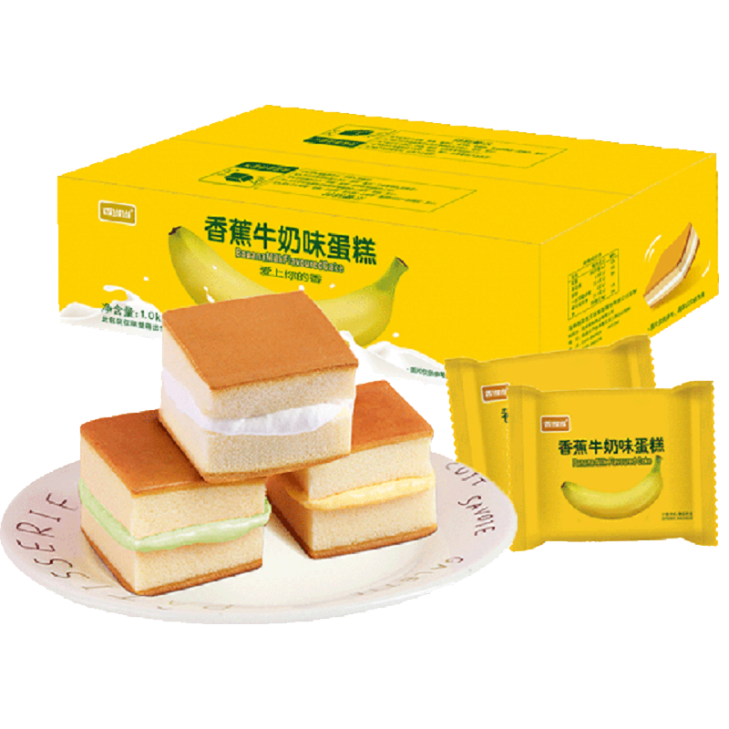香当当 夹心蛋糕 500g