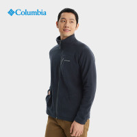 PLUS会员、会员专享：Columbia 户外男子舒适运动保暖柔软抓绒衣休闲外套AE3039 010 黑色 XL(185/104A)
