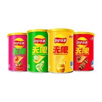 乐事 薯片40g罐装10罐休闲零食小吃办公室休闲零食