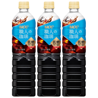 UCC 浓香咖啡饮料(低糖) 900ml*3瓶