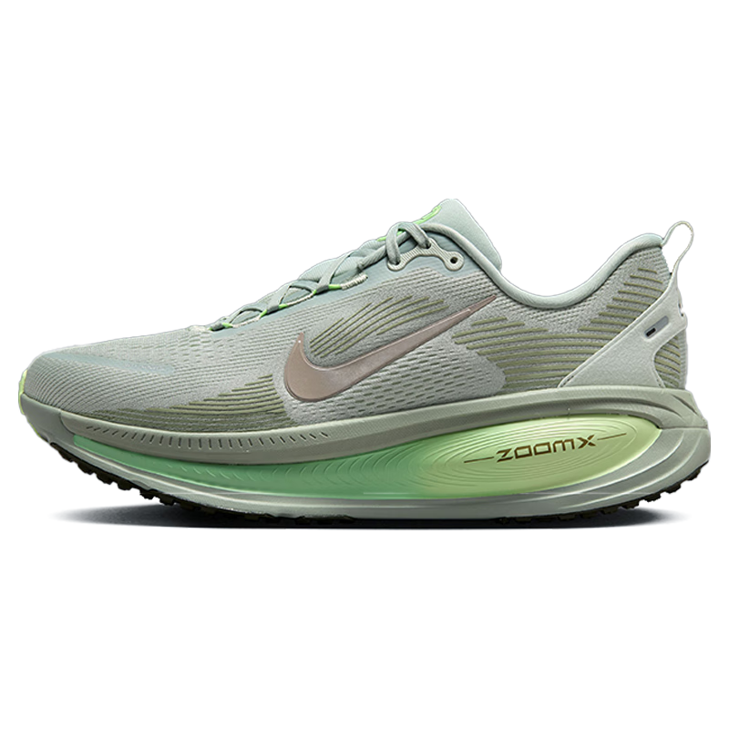 耐克NIKE男子跑步鞋减震 VOMERO 18运动鞋 HM6803-002灰绿色42.5