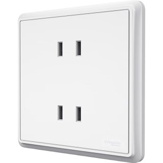 Schneider Electric 施耐德电气 智意系列 A3E426U2NP 四孔插座 白色