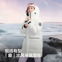 保暖服饰：波司登 极寒 中长90鹅绒羽绒服 B250242450