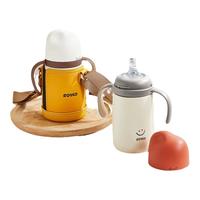 日康 婴幼儿保温杯小月龄宝宝专属吸管学饮杯6个月以上外出水杯