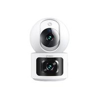 360摄像机D2pro Max 双摄800万监控摄像头家用监控器360度无死角带夜视全景无线家庭室内手机远程通话 【超级】D2ProMax+64G卡