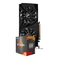 盈通(yeston) RX 6500XT 4G D6 大地之神显卡+AMD 锐龙R5 5500 处理器