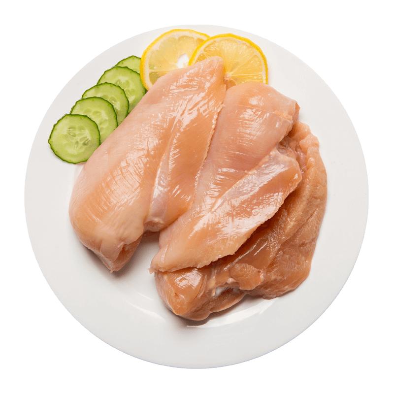  HUADU FOODSTUFF/华都食品 轻食食材 冷冻鸡胸肉  单冻大胸3KG 袋装 3kg