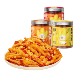 脱骨侠 无骨鸡爪 3口味 488g*3罐