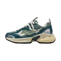 Saucony索康尼2K CAVALRY秋冬复古休闲跑步鞋运动老爹鞋 绿银16 41