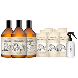LYCOCELLE 地板清洁剂 750ml*3（玫瑰+栀子花+葡萄柚） 中性