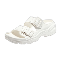 SKECHERS 斯凯奇 厚底凉鞋软底外穿休闲运动拖鞋女鞋日常休闲鞋子111246 WHT/白色 39