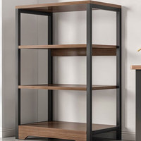 书架置物架落地多层收纳架子书柜办公室储物架 3层