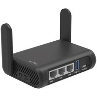 GL·INET路由器 A1300 千兆双频软路由 无线wifi5 带USB端口 支持四种联网方式 一键旁路由模式 迷你便携式 【发烧友路由】千兆网口NAS存储