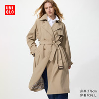 优衣库女装风衣/外套482271 31 米色 M