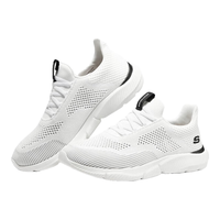 斯凯奇丨Skechers春夏季男鞋轻便一脚蹬透气网面休闲跑步运动鞋子210281