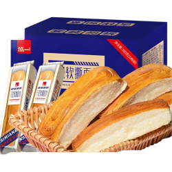 泓一 千层软撕面包 原味 800g