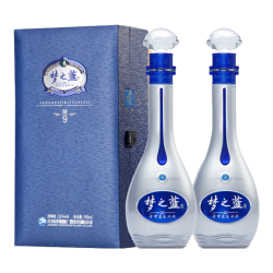 洋河 梦之蓝 M9 52度 500ml*2 双瓶装（送礼袋）