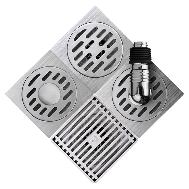 submarine 潜水艇 GK50-10 不锈钢拉丝地漏