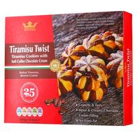 TATAWA 夹心曲奇饼干 提拉米苏奶油巧克力味 300g